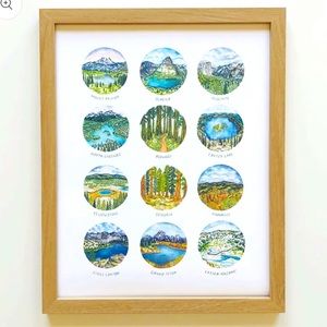Erin Vaughan Illustration: Pacific Northwest Circles Print